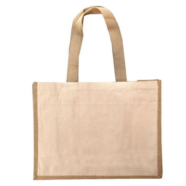 Jute/Cotton Market Shopper Tote Thumbnail