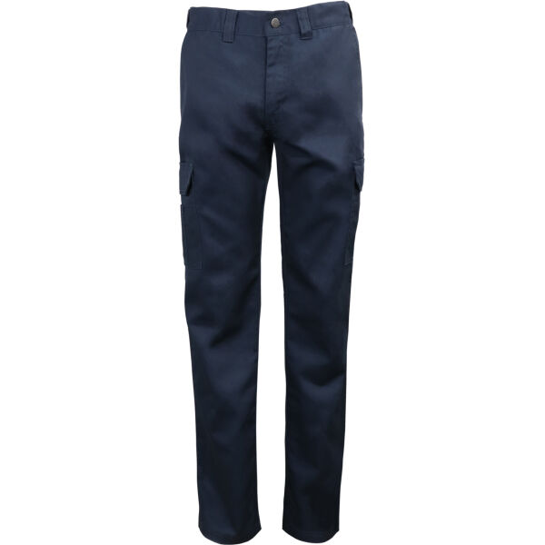 Unisex - Flex Waist Navy Cargo Work Pant (Waist & Inseam) Thumbnail