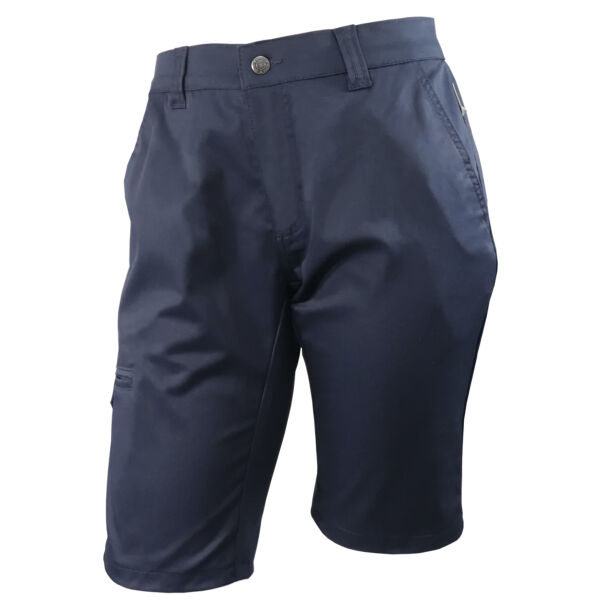 Ladies - Stretch Waist Navy Short Thumbnail