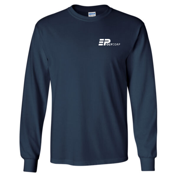 Unisex - Cotton Navy Long Sleeve Thumbnail